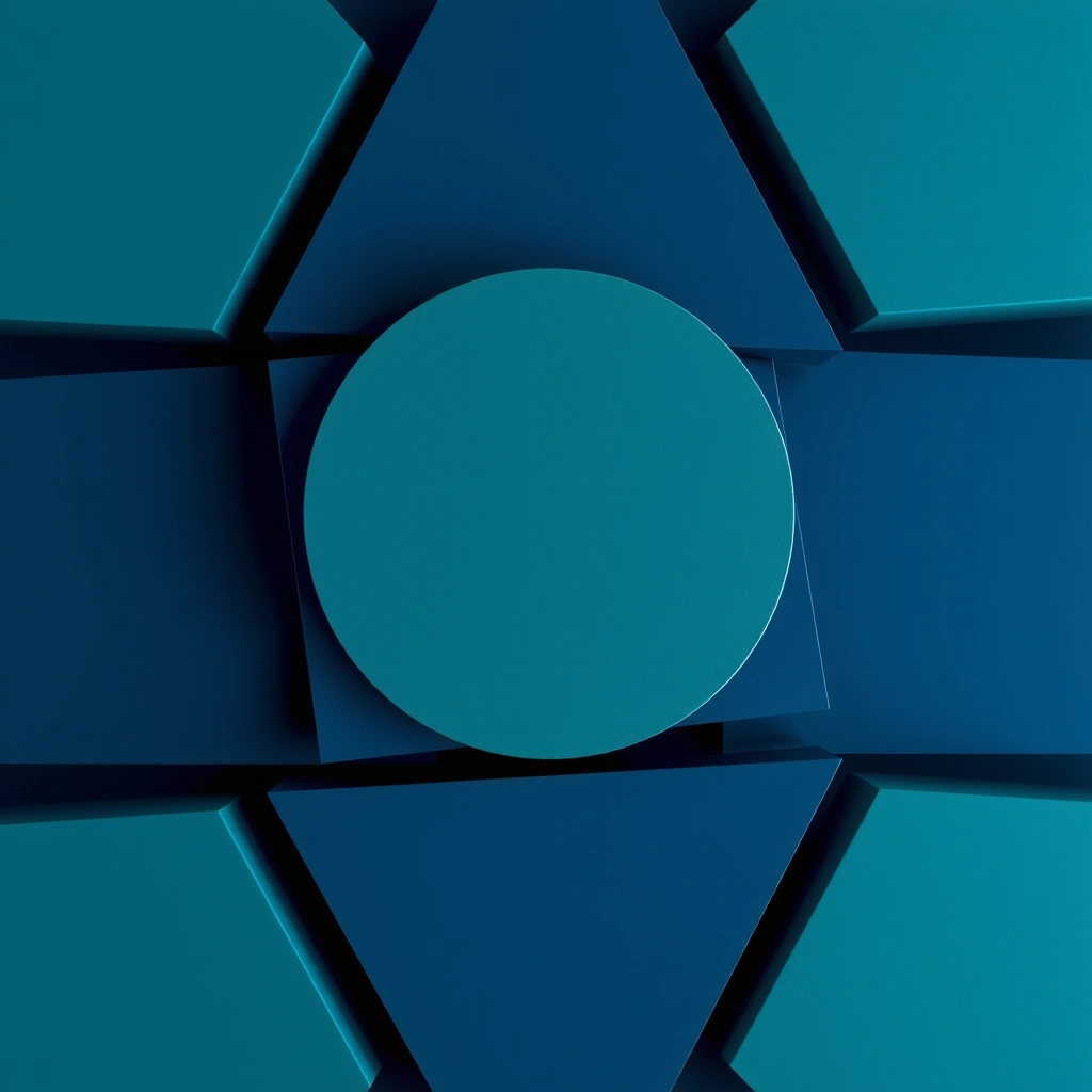 Decorative geometric shape